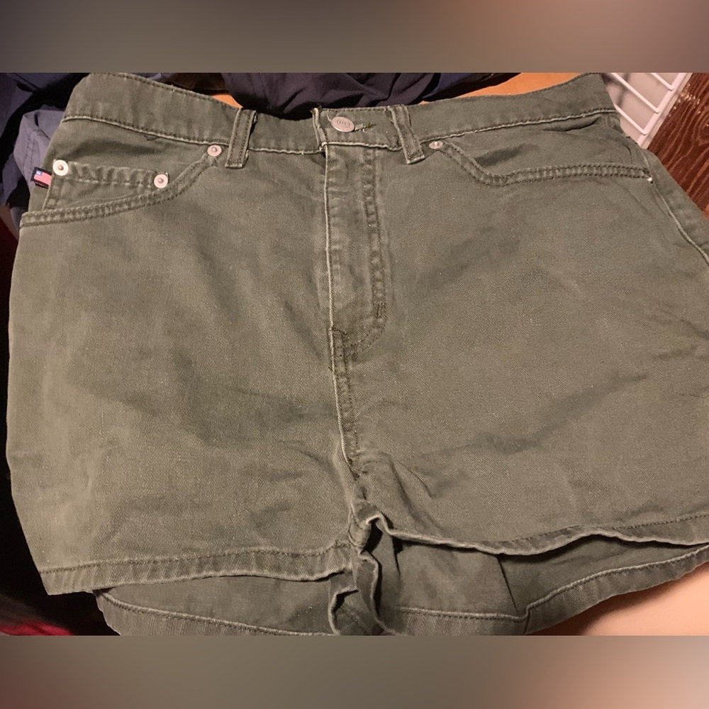 Army green Ralph Lauren shorts